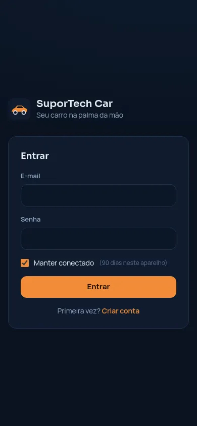 Tela do SuporTech Car